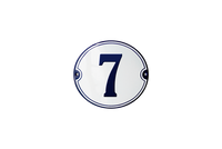 House Numbers placas esmaltadas