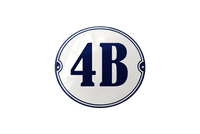 House Numbers placas esmaltadas