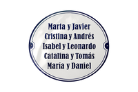 Name Plates placas esmaltadas