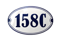 House Numbers placas esmaltadas