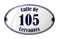 Address Plaques placas esmaltadas