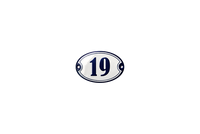 House Numbers placas esmaltadas
