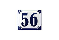 House Numbers placas esmaltadas