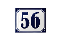 House Numbers placas esmaltadas