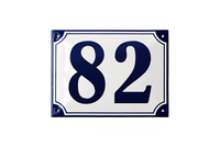 House Numbers placas esmaltadas