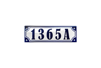 House Numbers placas esmaltadas