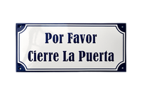 Name Plates placas esmaltadas