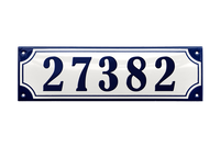 House Numbers placas esmaltadas