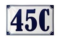 House Numbers placas esmaltadas