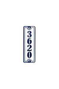 House Numbers placas esmaltadas