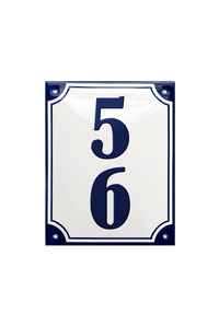 House Numbers placas esmaltadas