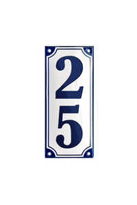 House Numbers placas esmaltadas