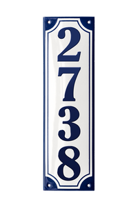 House Numbers placas esmaltadas