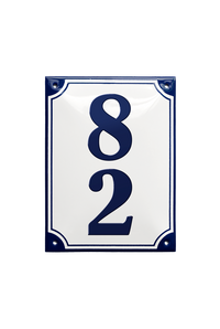 House Numbers placas esmaltadas