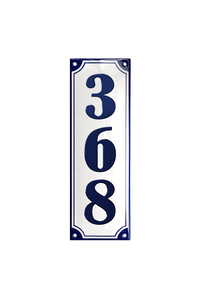 House Numbers placas esmaltadas