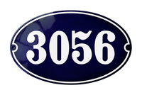 House Numbers placas esmaltadas