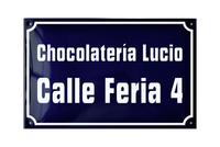 Name Plates placas esmaltadas