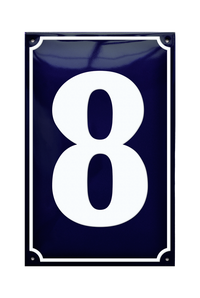House Numbers placas esmaltadas