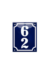 House Numbers placas esmaltadas