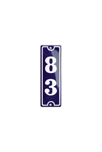 House Numbers placas esmaltadas