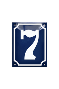 House Numbers placas esmaltadas