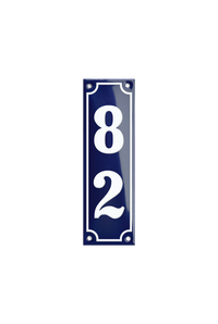 House Numbers placas esmaltadas