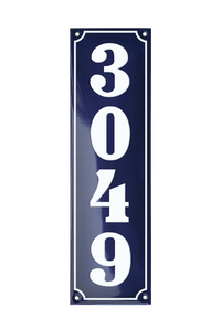 House Numbers placas esmaltadas