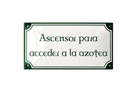 Name Plates placas esmaltadas