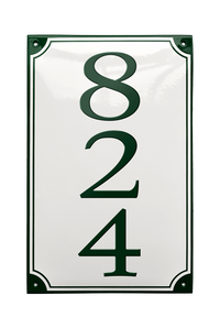 House Numbers placas esmaltadas