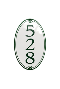 House Numbers placas esmaltadas