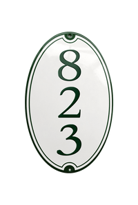 House Numbers placas esmaltadas