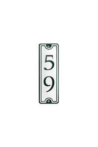 House Numbers placas esmaltadas