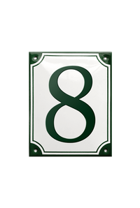 House Numbers placas esmaltadas