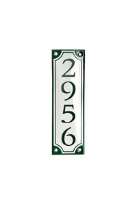 House Numbers placas esmaltadas