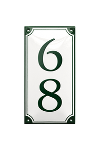 House Numbers placas esmaltadas