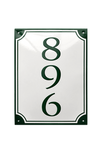 House Numbers placas esmaltadas