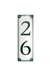 House Numbers placas esmaltadas