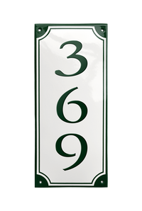House Numbers placas esmaltadas