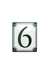House Numbers placas esmaltadas