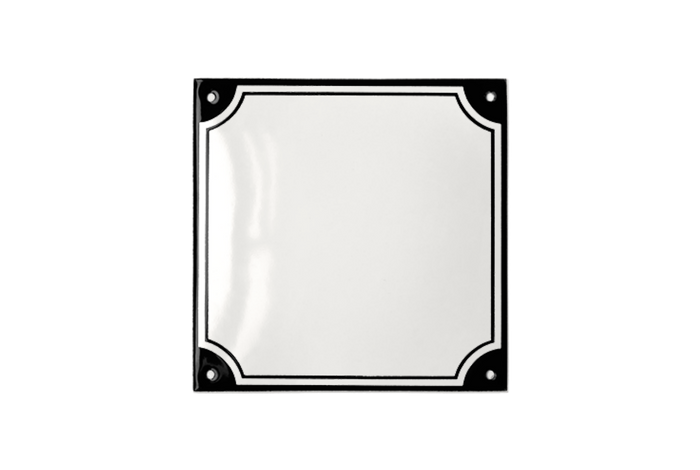 In Stock placas esmaltadas