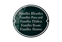Name Plates placas esmaltadas