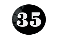 House Numbers placas esmaltadas