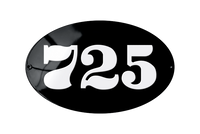 House Numbers placas esmaltadas