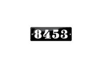 House Numbers placas esmaltadas