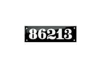 House Numbers placas esmaltadas