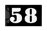 House Numbers placas esmaltadas