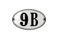 House Numbers placas esmaltadas