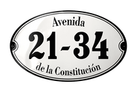 Address Plaques placas esmaltadas