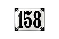 House Numbers placas esmaltadas