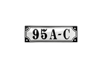 House Numbers placas esmaltadas